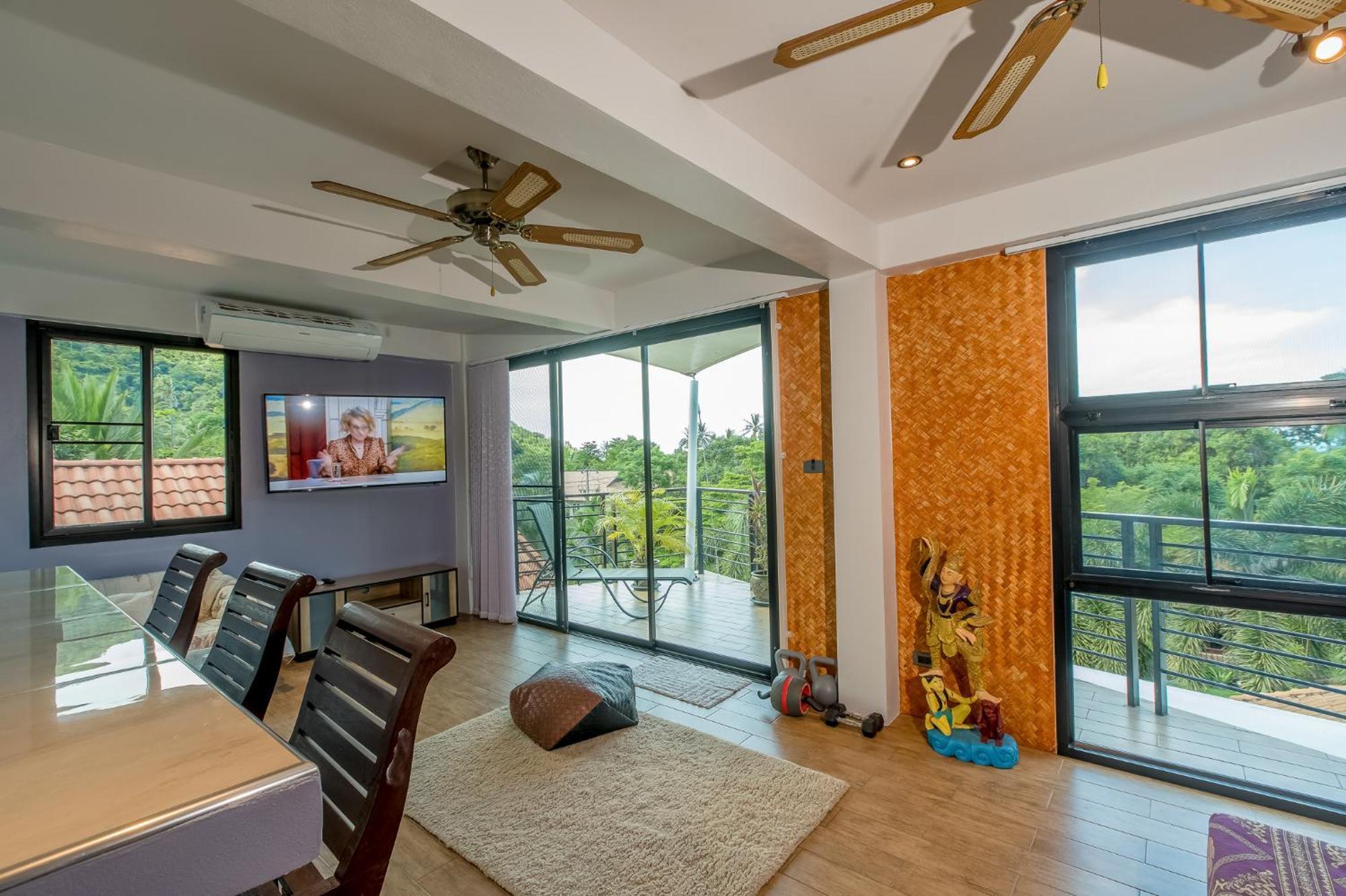 Penthouse Crystal Bay Apartments Ban Lamai Exterior photo