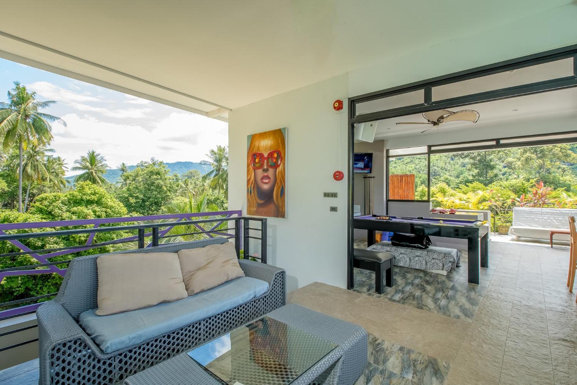 Penthouse Crystal Bay Apartments Ban Lamai Exterior photo