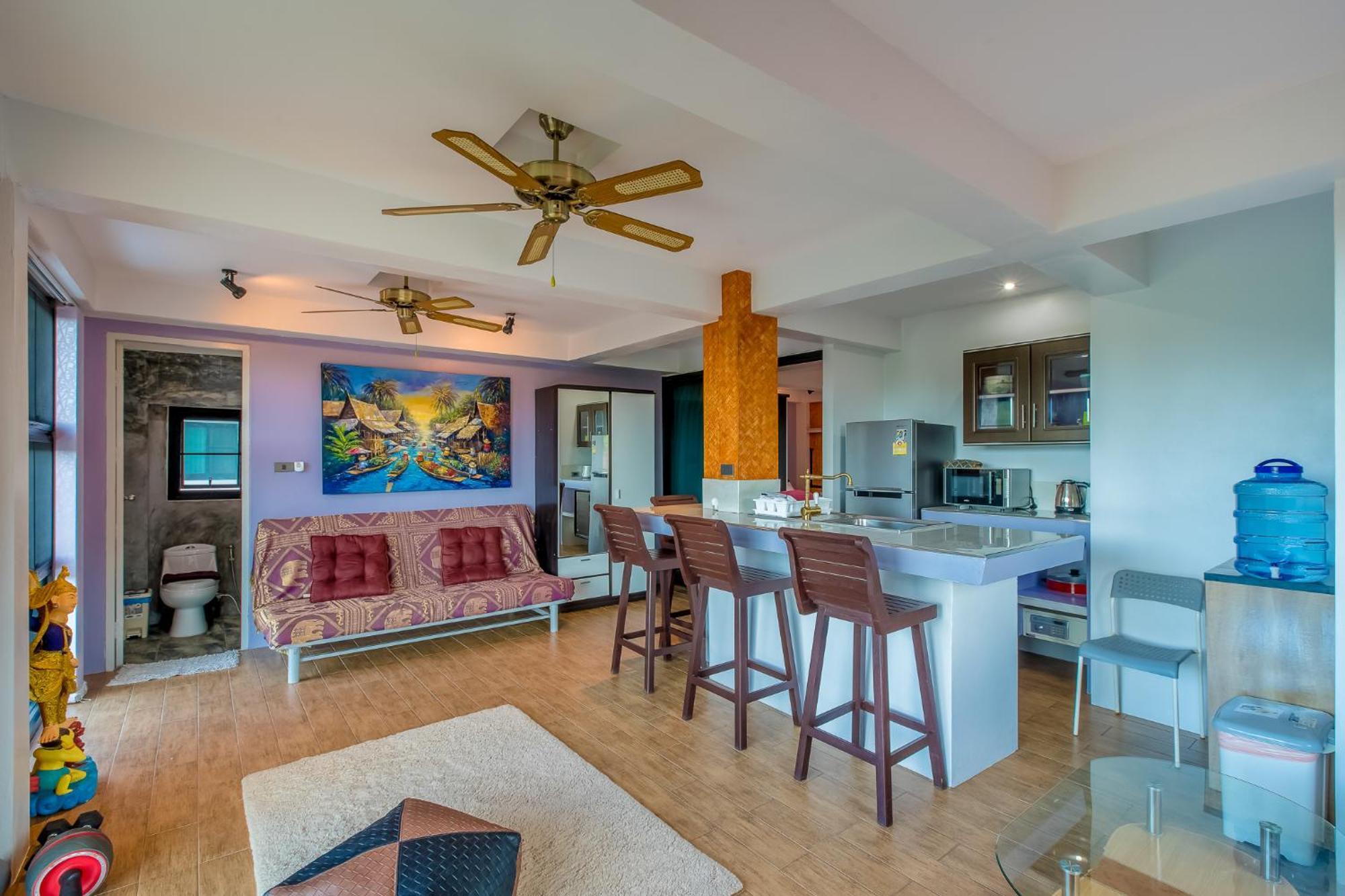 Penthouse Crystal Bay Apartments Ban Lamai Exterior photo