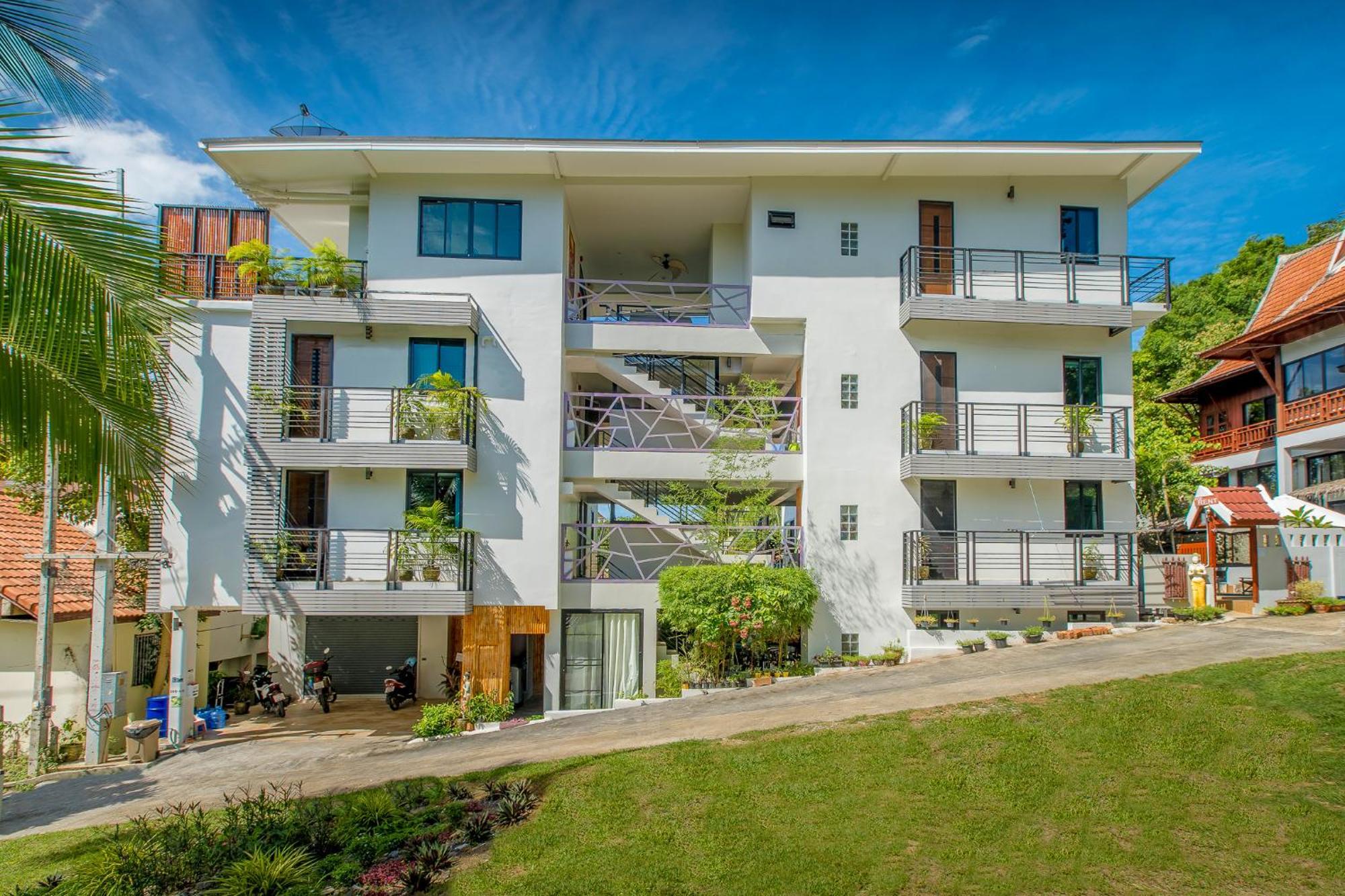Penthouse Crystal Bay Apartments Ban Lamai Exterior photo