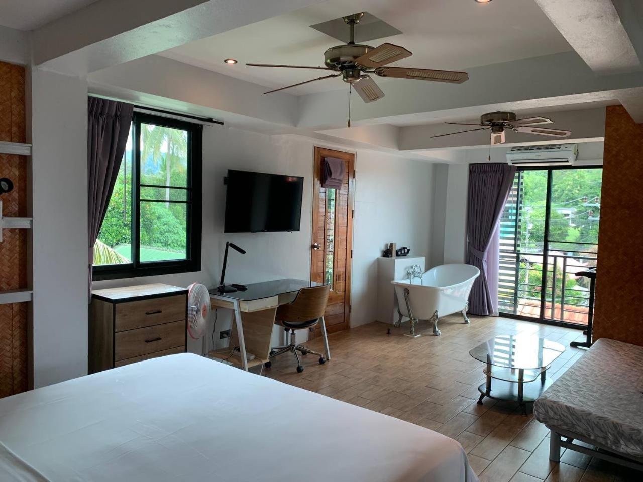 Penthouse Crystal Bay Apartments Ban Lamai Exterior photo